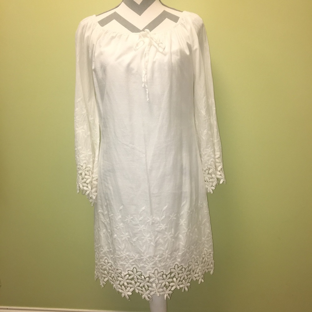 Union of Angels White Flower Dress
